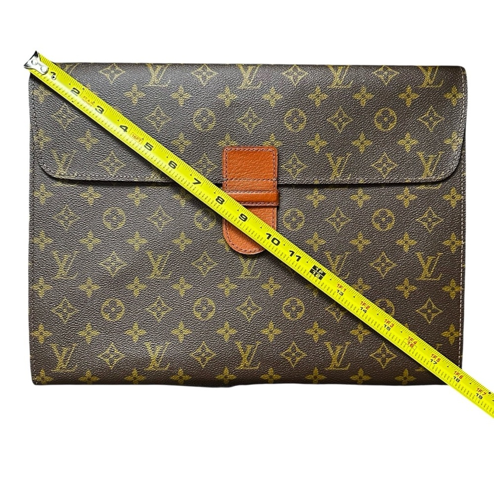 Louis Vuitton Monogram Leather Vintage Large Document Holder Clutch - Picture 11 of 11